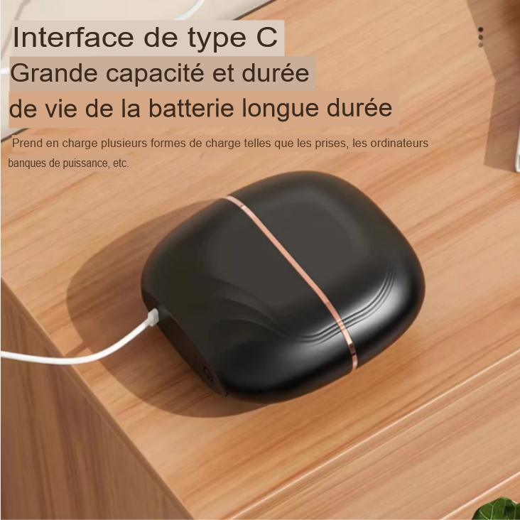 Lisseur Sans Fil Électrique Ionique - Brosse Massante Portable